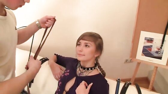 Teen dominated and fucked