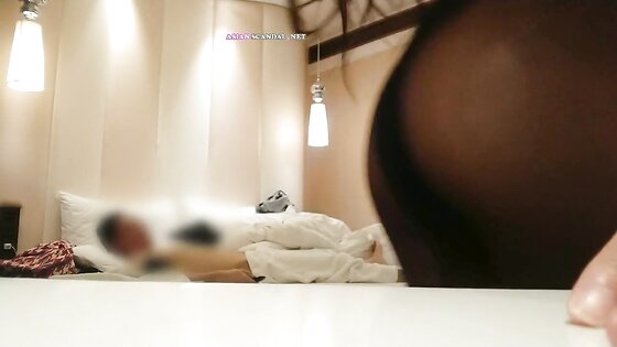 Two Incredibly Hot Babes Asian Share a Lucky Guy's Dick in POV Homemade Thr