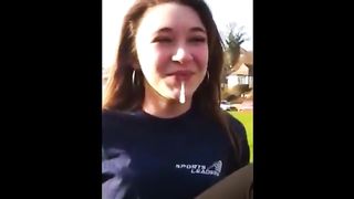 Beautiful girls spitting comps (Spit fetish)