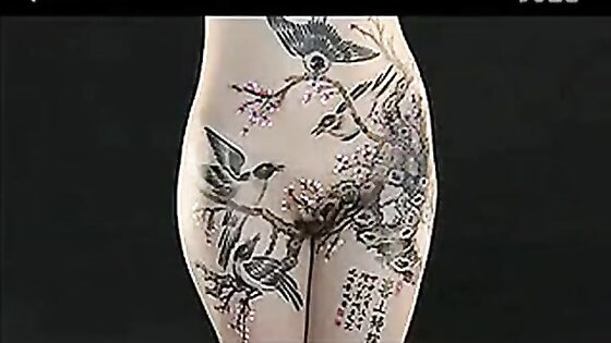 chino art body painting in chine