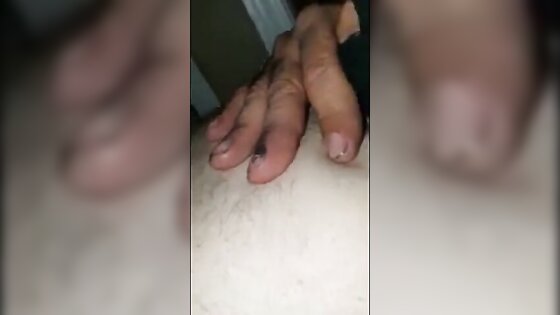 POV hairy chub bottom getting fucked not by daddy in hallway