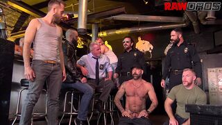Cops raid a daddy bar for an orgy - Part 1
