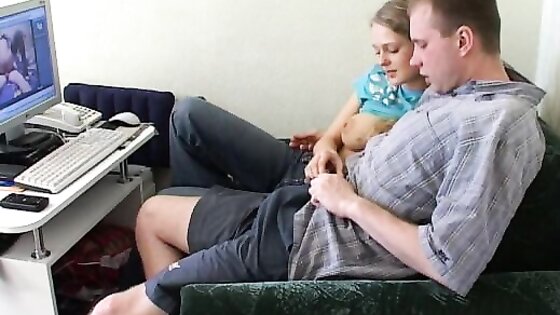 Russian Teen - Couch Sex