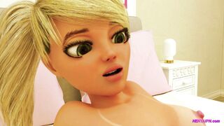 Monster Cock Mom Fucks Little Dickgirl - 3D Family Sex (ENG Dub)