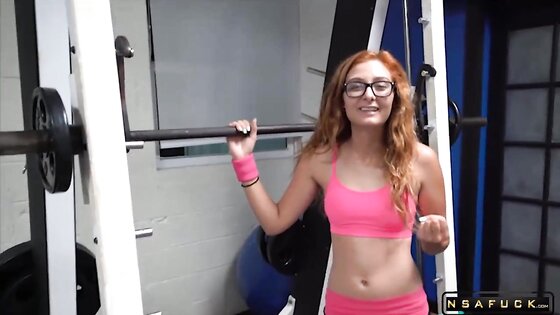 Locker Room Voyeur Fucks Slutty Redhead