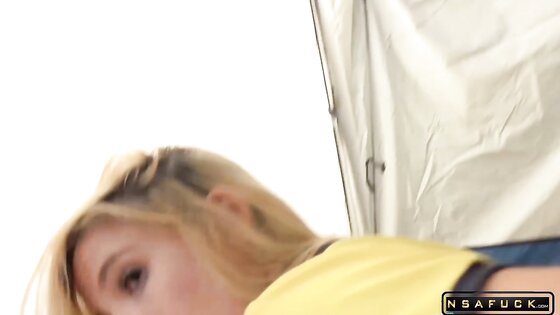 Hot Petite Sister Gets Fucked in the Tent while Camping