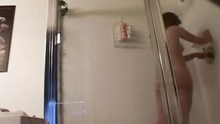 cute stepsister 19 takes at shower