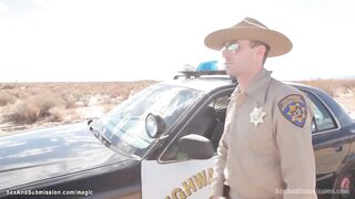 Sheriff anal bangs two students