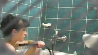 my horny stepmom takes a shower