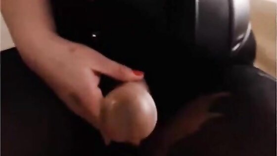 Strap-on assfuck webcam session