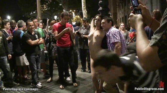 Spanish fucked by strangers in public