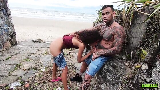 MF 008 - Tattooed catches nymphet walking on the beach and gets the dick