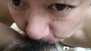 Hairy Kaiko Played And Fucked
