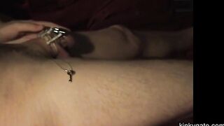 cock chastity and a ruined orgasm