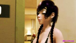 Huge Cock FUTANARI MILF on Busty Female • Amazing 3D Sex ENG Voices