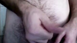 Hot Hairy guy jerking and showing his Hairy Ass