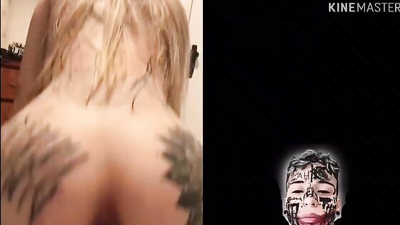 KJ 06 - Blonde tattooed and addicted to dick