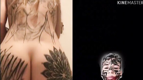 KJ 06 - Blonde tattooed and addicted to dick