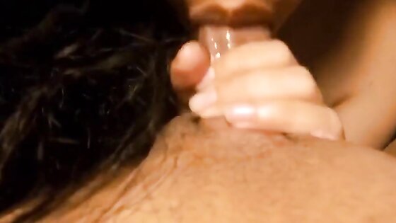 indo teen sucks her BF small dick till cum in her mouth