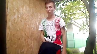 Outdoor Dancing Boy