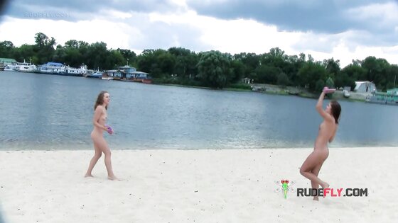 Dazzling nudist teen with a killer body caught on a hidden camera