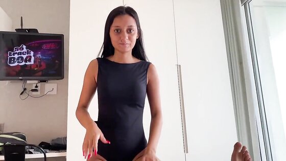 BH 063 - Brand new brunette gave it to me without a condom. - 720p