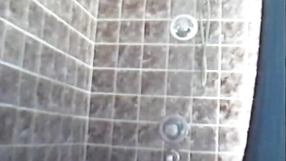 My hott girlfriend taking a shower hidden cam