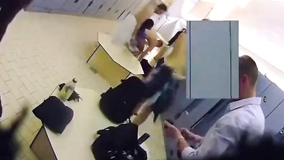 Masturbating in a crowded locker room