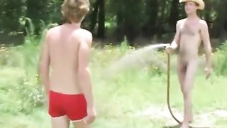 Two Country Boys Wrestle Naked Then Blow Each Other