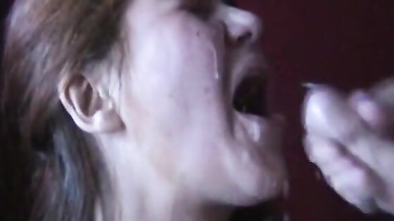 Swedish girl suck me till I cum in her face and mouth