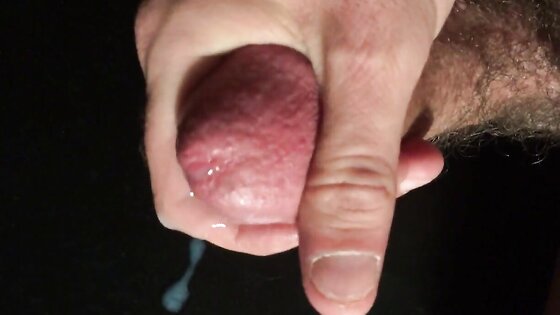 HD Close up jacking my cock with squirting cumshot