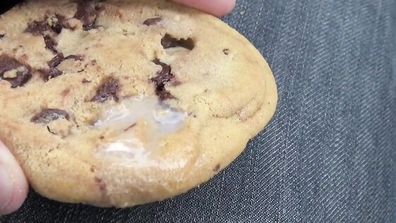 boy masturbates and squirts cum on biscuit cake