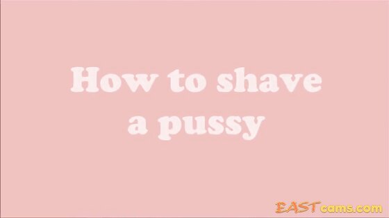 How to shave a pussy