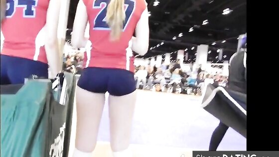 TIGHT SPANDEX VOLLEYBALL COLLEGE TEENS ASSES HIDDEN CAM