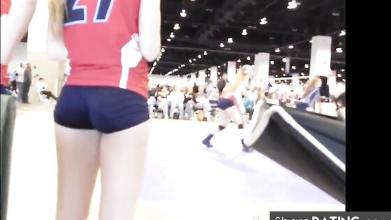 TIGHT SPANDEX VOLLEYBALL COLLEGE TEENS ASSES HIDDEN CAM