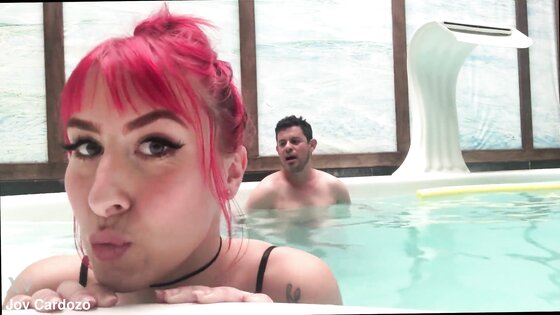 KR 17 - I was supposed to cum in my mouth but I cum in the pool - 1080p