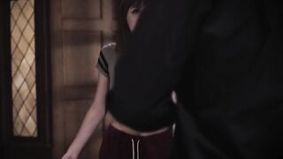 Stepmom and stepdad fuck their swapped stepdaughter in 3some