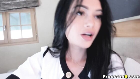 Hot Brunette Uses Sex Toys To Fuck Her Pussy
