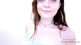Beautiful 18 yo Girl gets fucked rough at casting audition