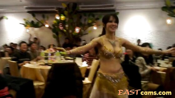 sexy asian Belly Dancer shake her slut boobs