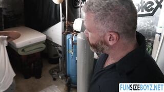 Gay Cain Marko gets analed by plumber