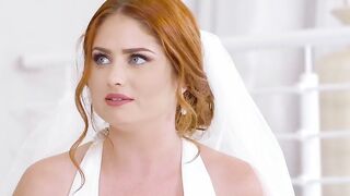 Chubby Red Haired Bride Fucked Before Wedding