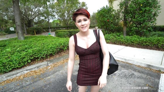 Brunette Slut Car Fucking