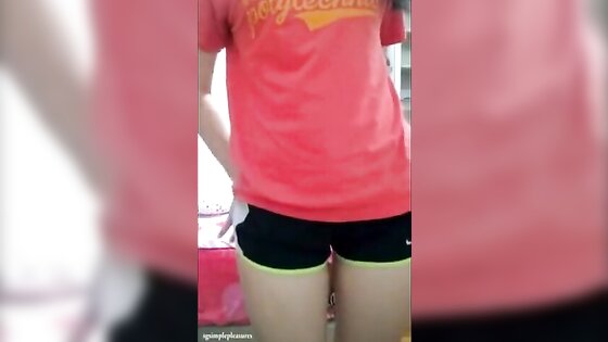 Asian gymnastic student strip