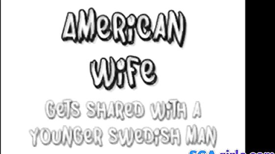 Amerikansk fru blir delas med en yngre svensk man
