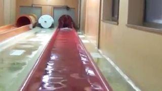 Cute Russian Girlfriend Sex at Public Swimming Pool