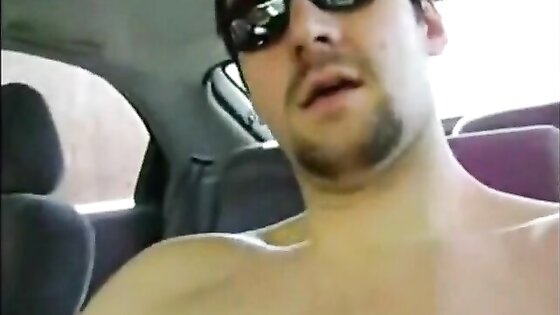 Horny Verbal Dude Jerks Off & Cums in Car