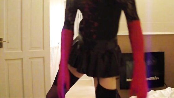 Tgirl crossdresser Gina 1st intro video