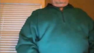 Hot daddy straight show and stroke webcam
