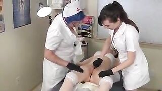 Restraint Nurse Diaper And Anal Dildo Played